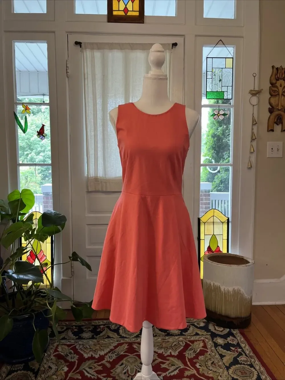 Kate Spade New York Sz 6 Sleeveless Bow Back‎ Sheath Mini Dress Pink S Classic